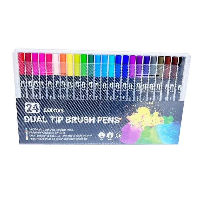 24 colors - black packaging