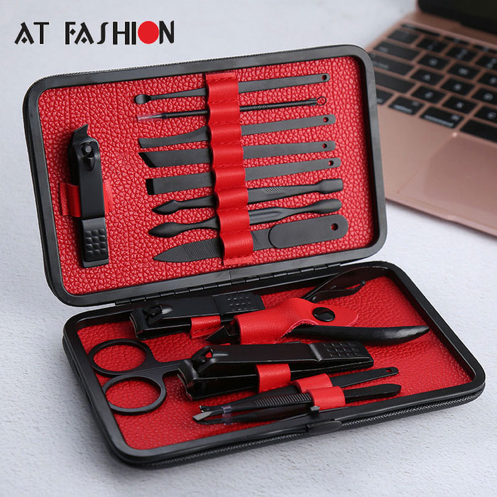 15pcs/Set Stainless Steel Nail Clipper Kit - foxberryparkproducts