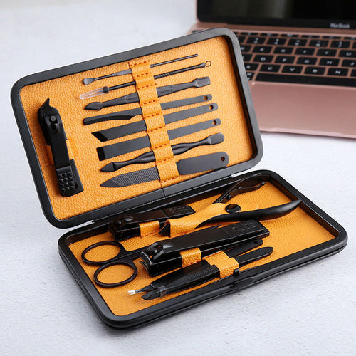 15pcs/Set Stainless Steel Nail Clipper Kit - foxberryparkproducts