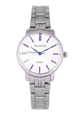 Valentino 20122327-WHITE DIAL Silver Stainless Strap for Women-Watch Portal Philippines