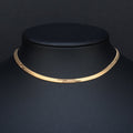 24K Gold Blade Snakebone Necklace - foxberryparkproducts