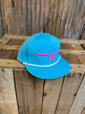 Cactus Alley "CA Longhorn" Pink Puff Ballcap