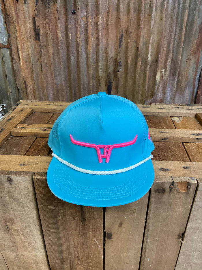 Cactus Alley "CA Longhorn" Pink Puff Ballcap