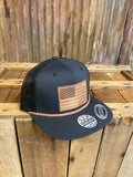 Hooey "Liberty Roper" Black with Leather Rope