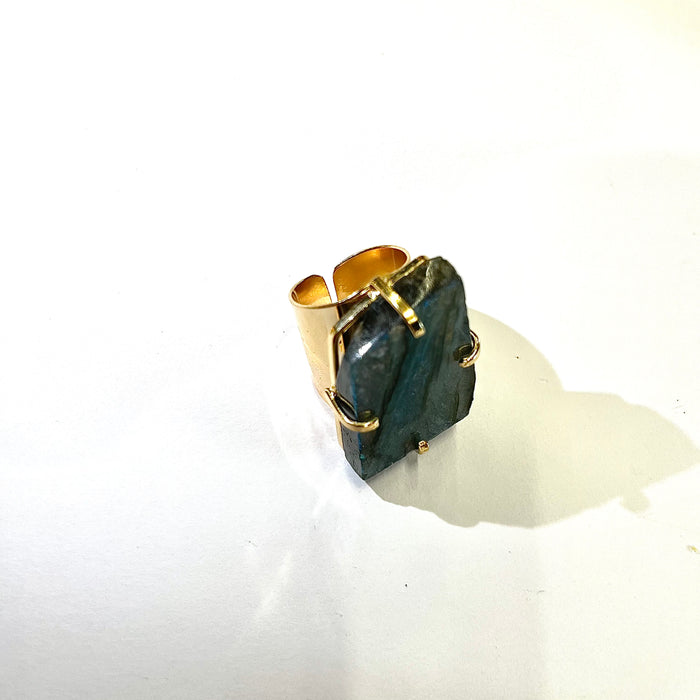 Cuff Crystal Ring