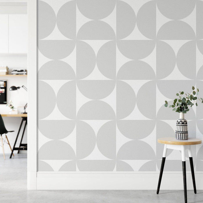 Abstract Modern Peel and Stick Wallpaper, Repositionable Removable Wallpaper, Modern Fabric Wallpaper | Pippa + June