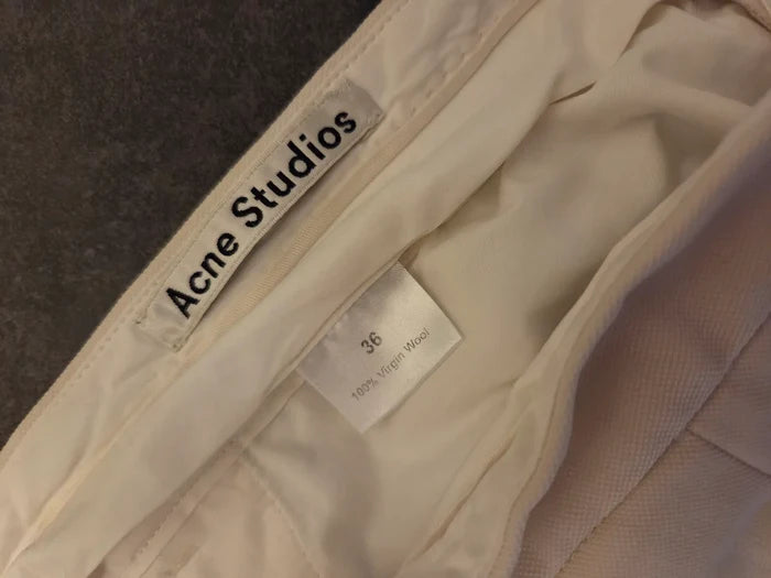 Acne Studios Caryn-ullkostymbyxor