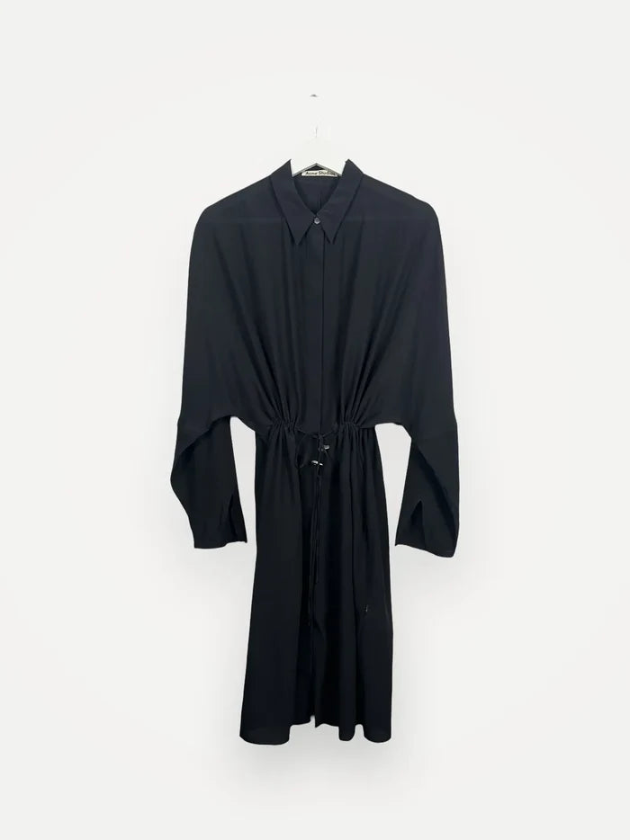 Acne Studios Peg Se Crepe Aw14-sidenklänning