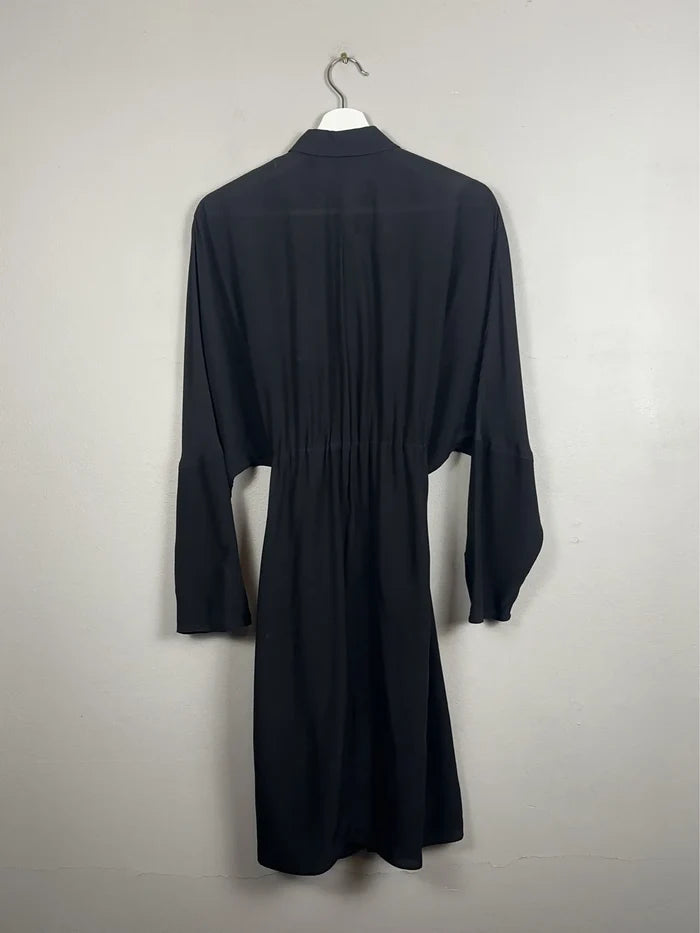 Acne Studios Peg Se Crepe Aw14-sidenklänning