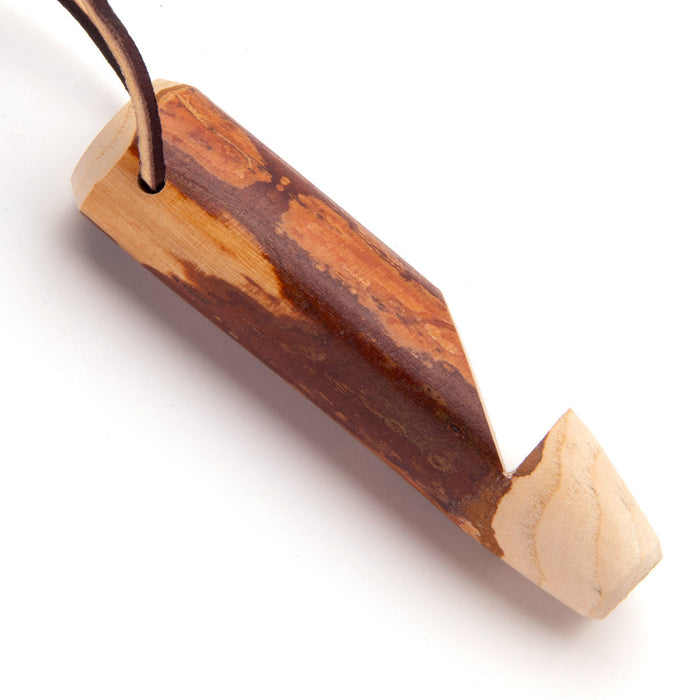 Whistle Creek Sassafras Whistle with Wrist Strap replaces the standard wrist strap on walking staffs and canes