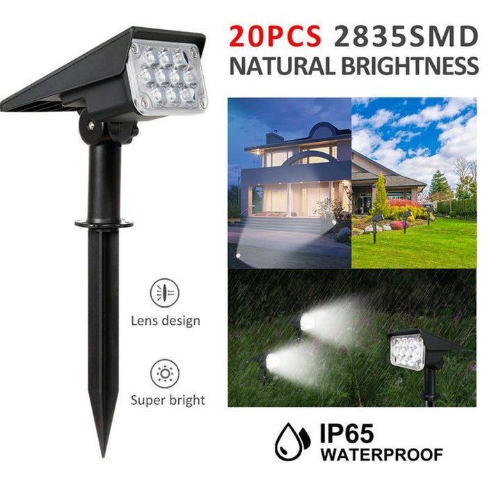 Adjustable Solar Spotlight - foxberryparkproducts