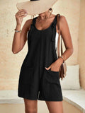 Adjustable Strap Summer Romper