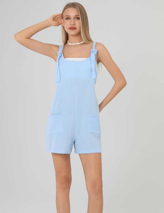 Adjustable Strap Summer Romper