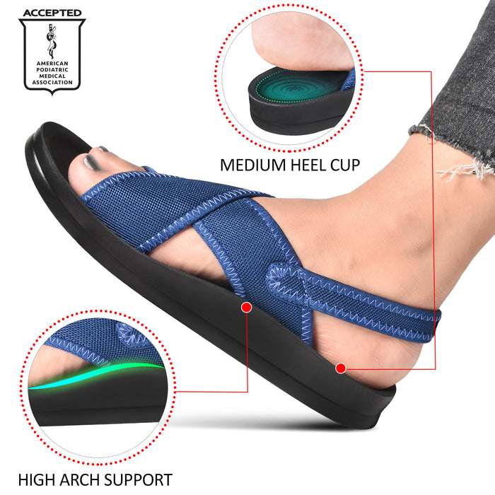 Aerothotic Aqueduct Women's Slingback Slide Sandals - foxberryparkproducts