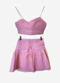Aje Laurier Wave Ballet Pink Plisse Set image 0