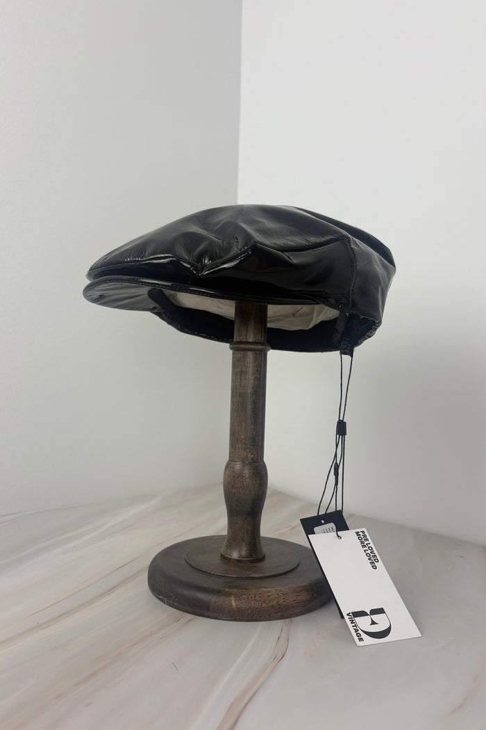 Alexander Wang Black Latex Hat Kangol