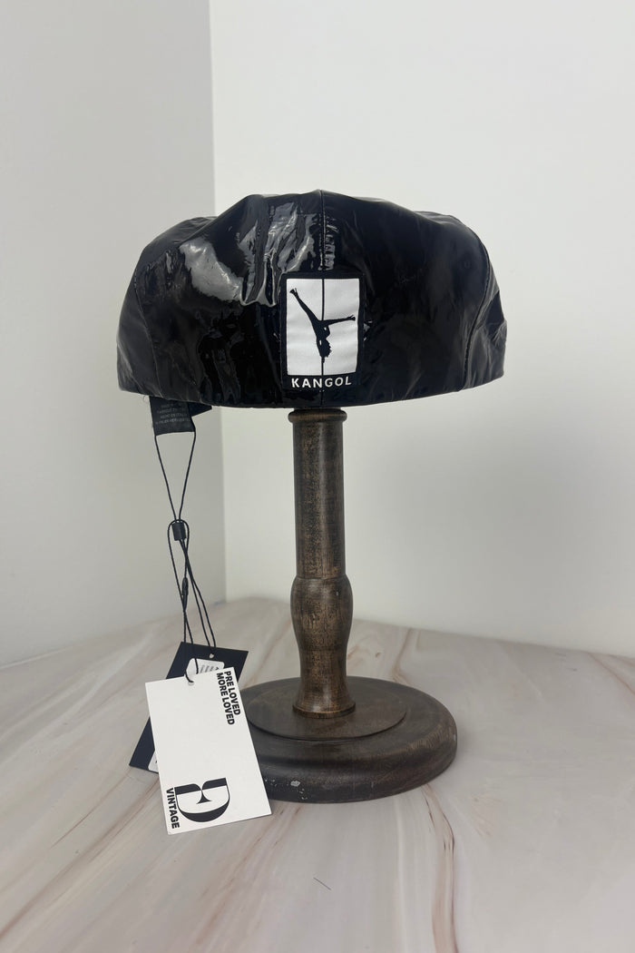 Alexander Wang Black Latex Hat Kangol