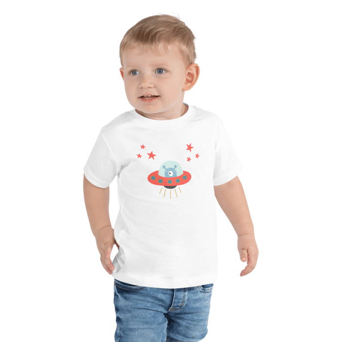 Boys Short Sleeve Cotton Tee Outer Space Alien, Kids Cotton Tees, Boys Clothing, Boys Tops, Toddler Baby Clothing, Kids Tops, Kids Shirts, Made in the USA | Pippa + June