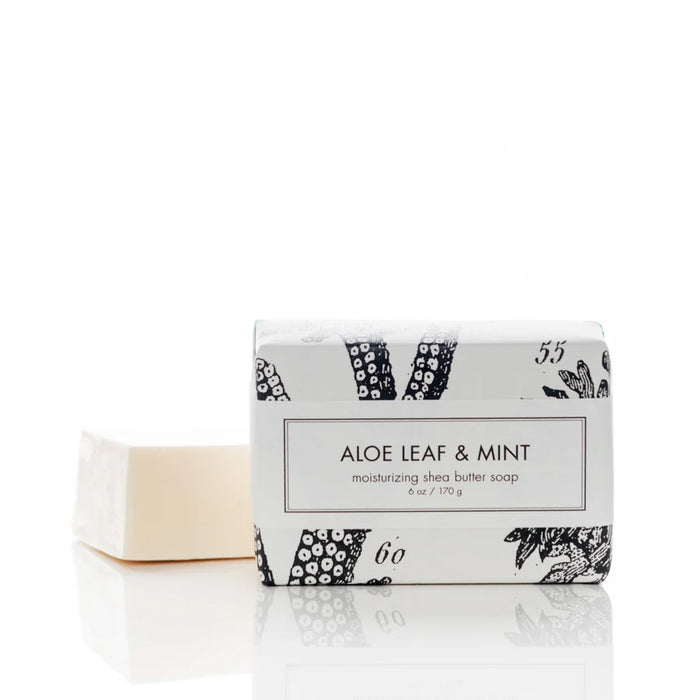 Aloe Leaf & Mint Shea Butter Soap
