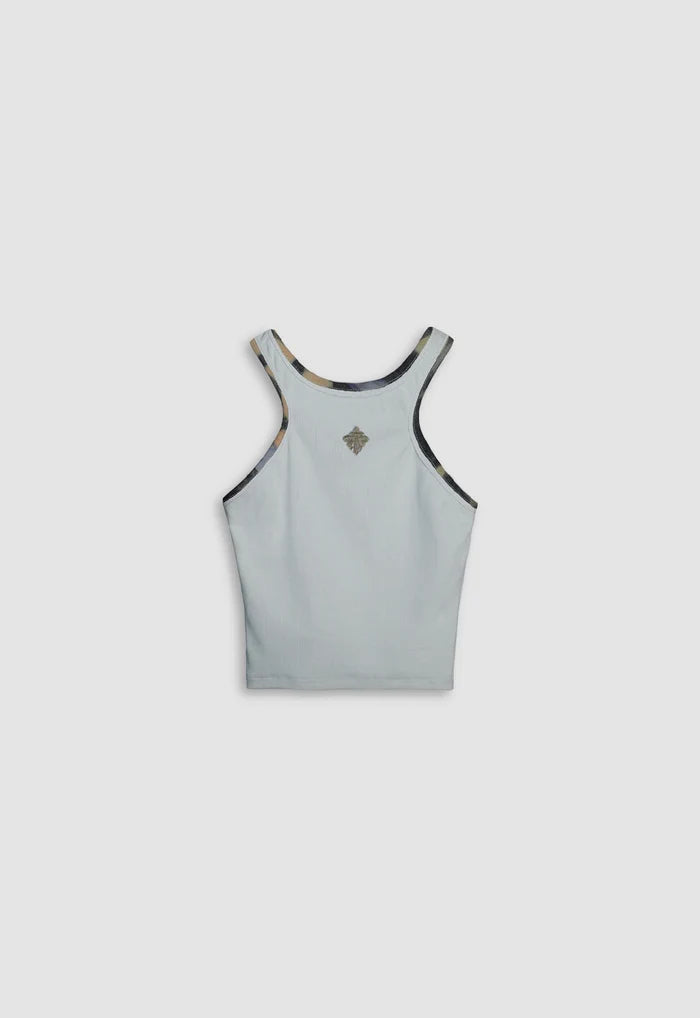 Alpha Cross Reversible Ribbed Tank Top