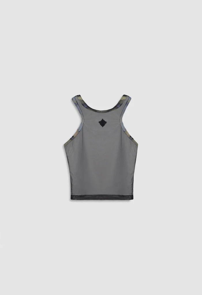 Alpha Cross Reversible Ribbed Tank Top