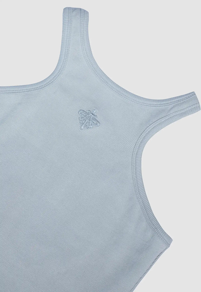 Alpha Cross Reversible Ribbed Tank Top