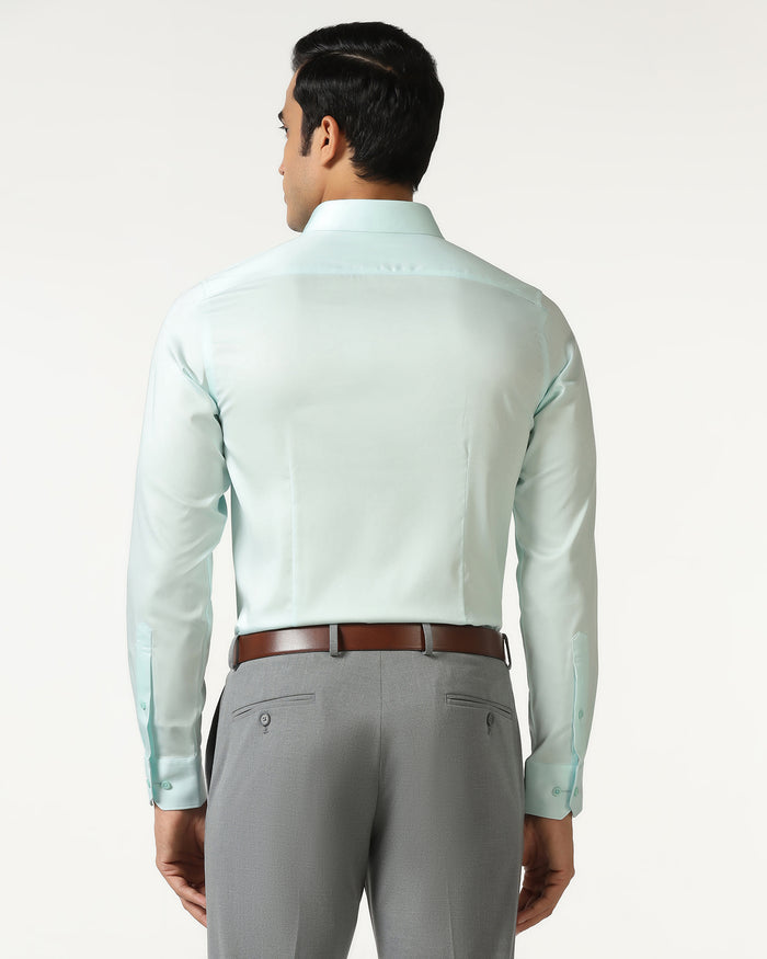 Aqua Non Iron Solid Shirt - Sailor