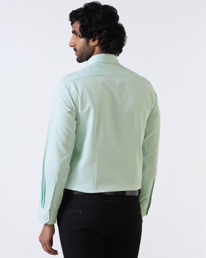 Aqua Textured Shirt - Random