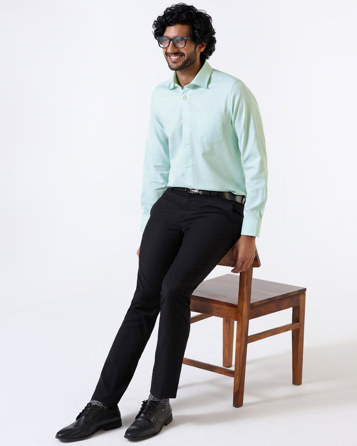 Aqua Textured Shirt - Random