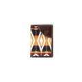 Ariat Mens Trifold Style Wallet Southwestern Fabric Brown