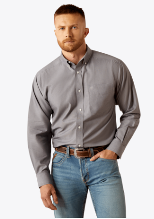 Ariat Mens Wrinkle Free Solid Shirt