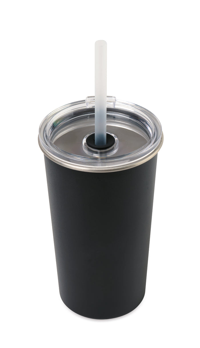 Arlo Classics Stainless Steel Tumbler with Straw - 20 Oz.