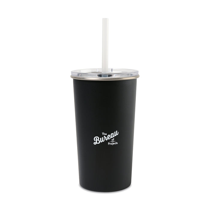 Arlo Classics Stainless Steel Tumbler with Straw - 20 Oz.