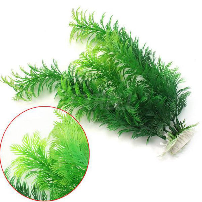 Artificial Aquarium Plant Decoration Fish Tank Submersible Flower Grass  Plant 10-30cm - foxberryparkproducts