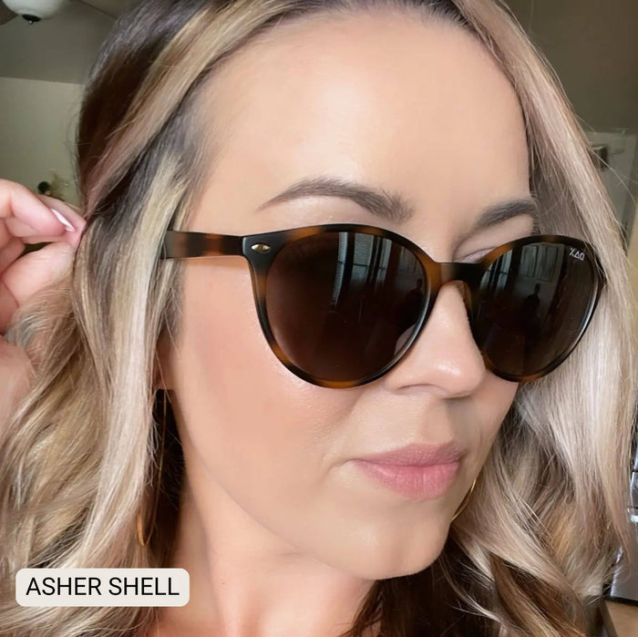 Asher - Women's Polarized Round Sunglasses