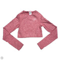 Athletic Top Long Sleeve Collar By Gym Shark In Red, Size: S