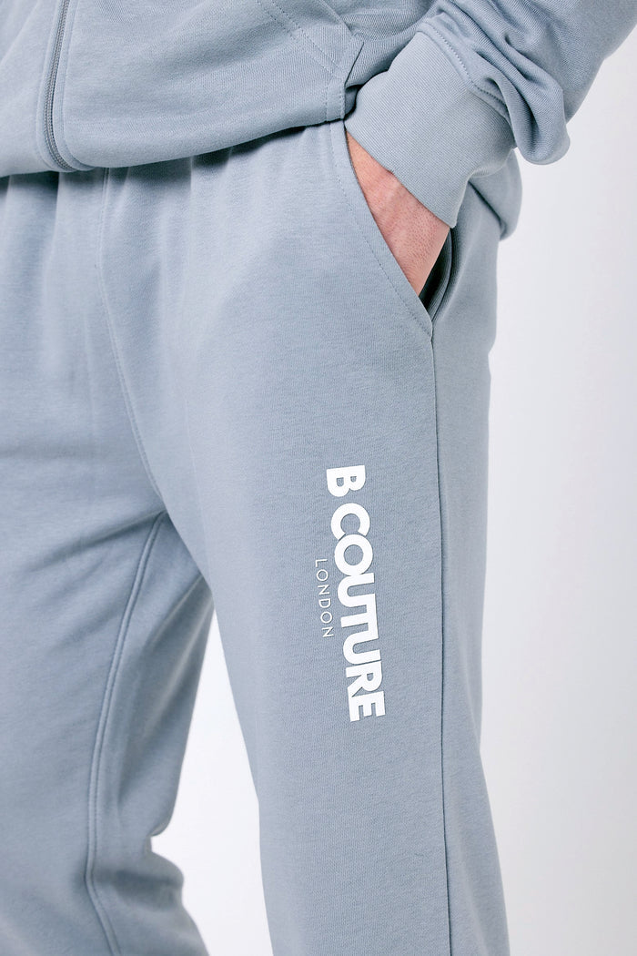 Auckland Fleece Full Zip Tracksuit - Metal Grey