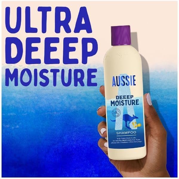 Aussie Deeep Moisture Vegan Shampoo – 300 ml