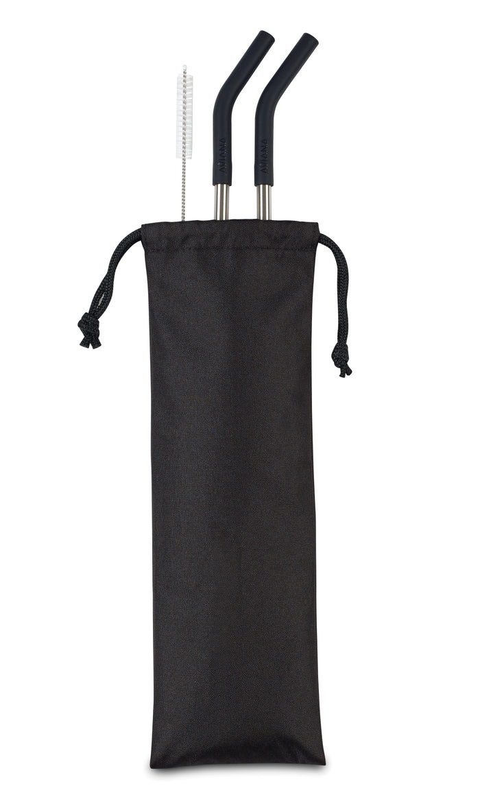 Aviana™ Poppy 2-Pack Stainless Straw Set