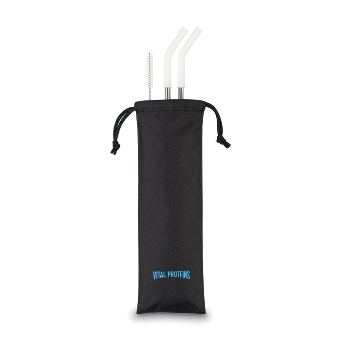 Aviana™ Poppy 2-Pack Stainless Straw Set