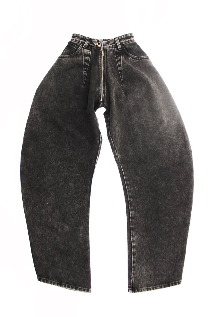 Balloon Zip Jeans