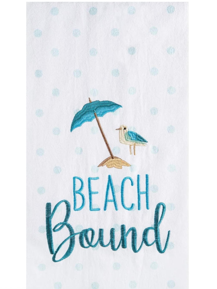 Beach Bound Tea Towel