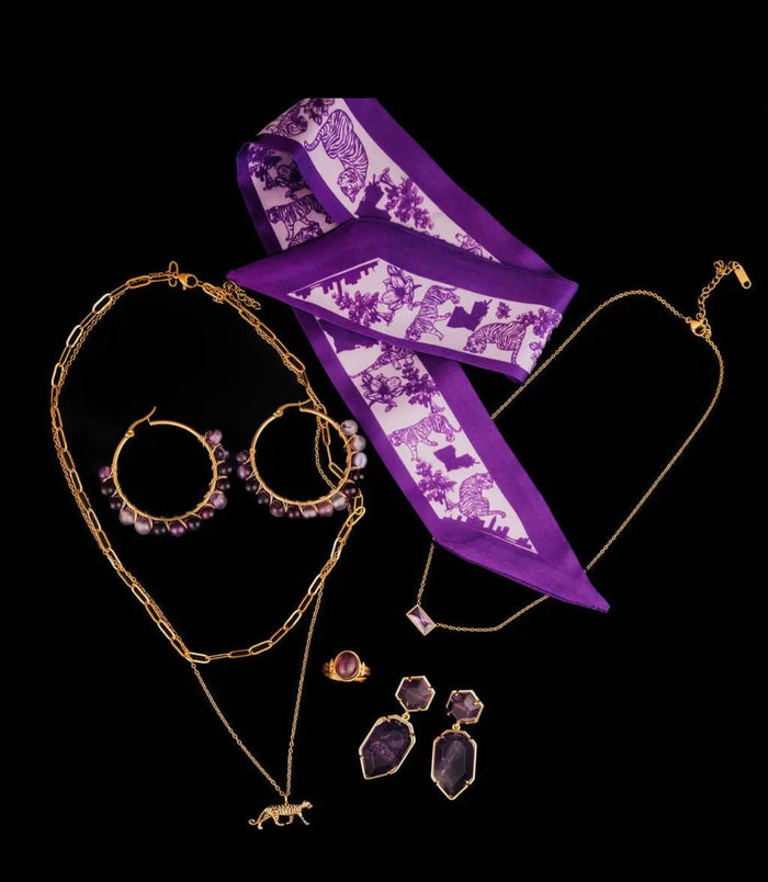 Beaded Hoops