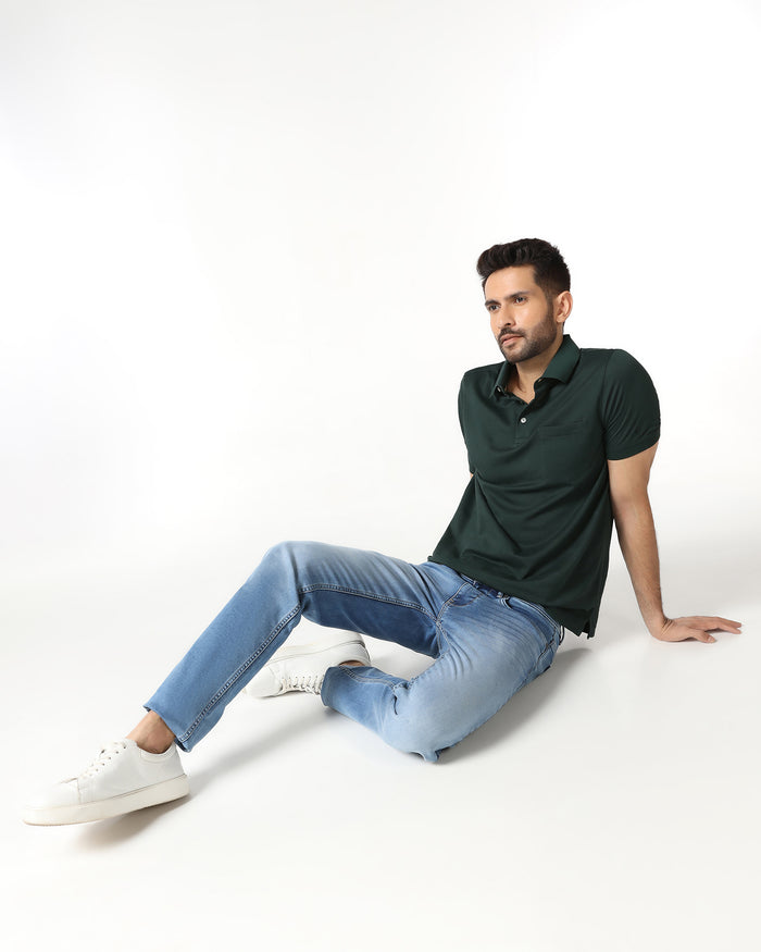 Beetle Textured Polo - Wayne