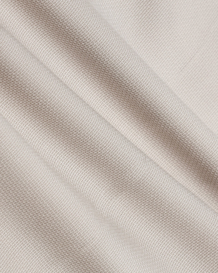 Beige Techno Waist Textured Trouser - Billy