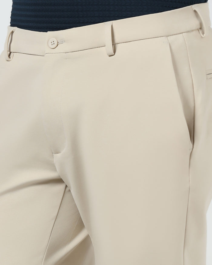 Beige TechPro Solid Khakis - Ziea
