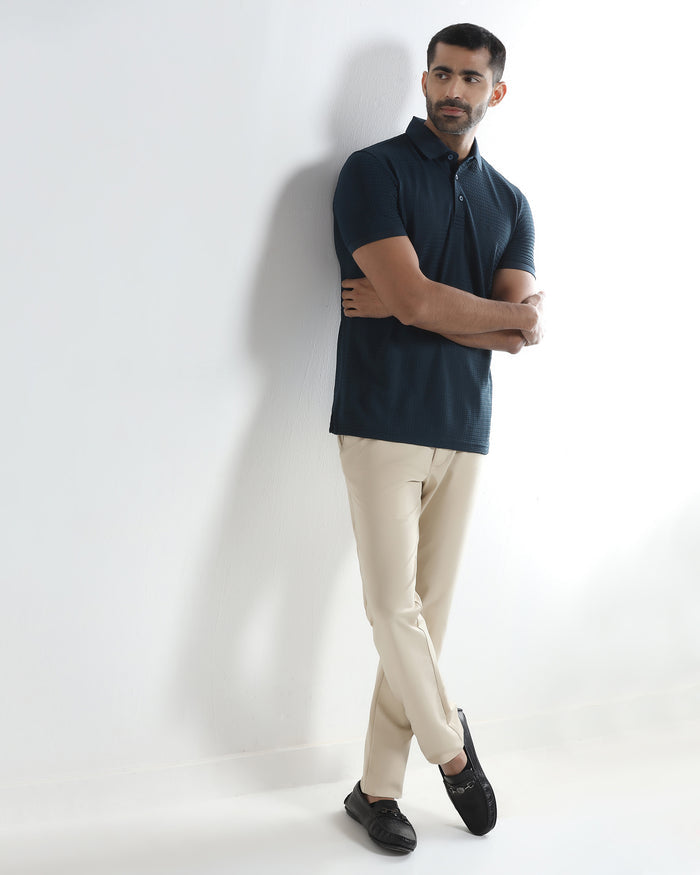 Beige TechPro Solid Khakis - Ziea