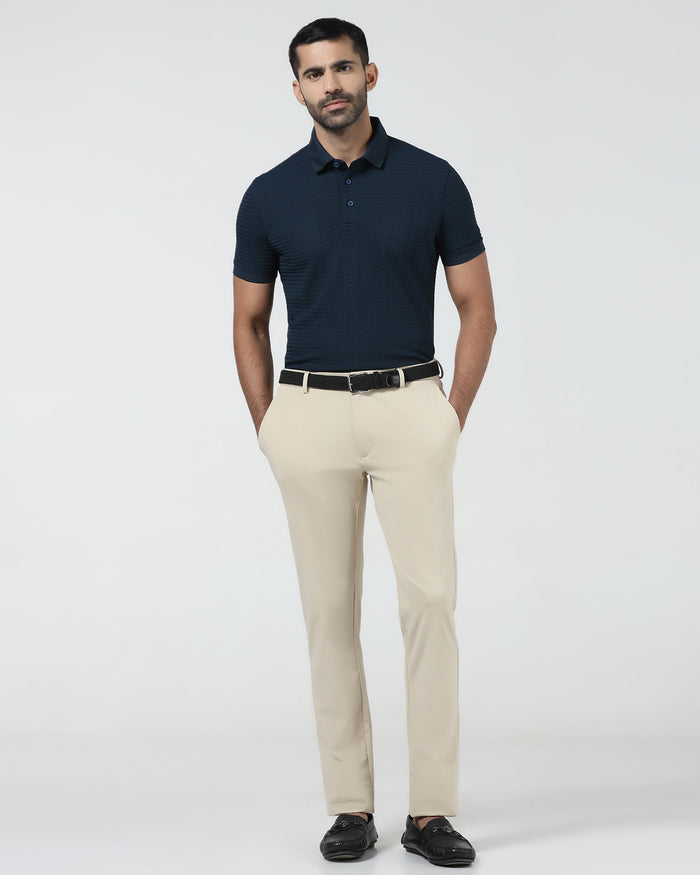 Beige TechPro Solid Khakis - Ziea