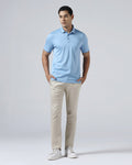 Beige Textured Khakis - Aspen