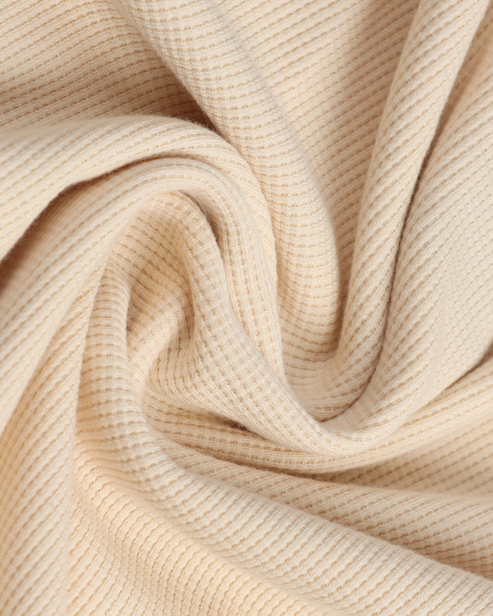 Beige Textured Polo - Contra